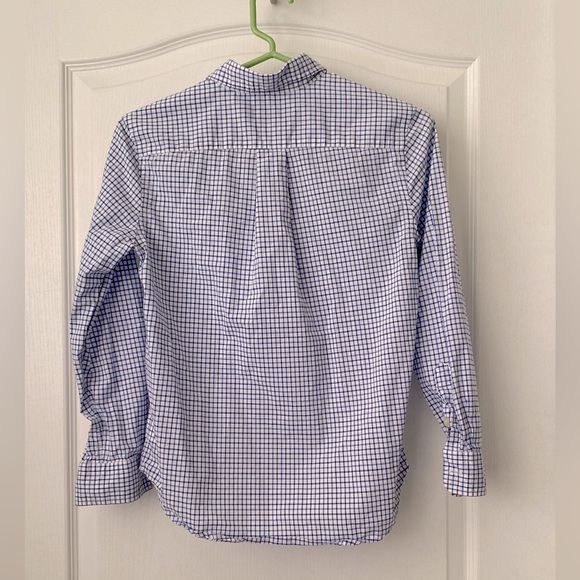 Polo by Ralph Lauren. Size 10/12 Medium. Check pattern. Blue and white. - Picture 2 of 5